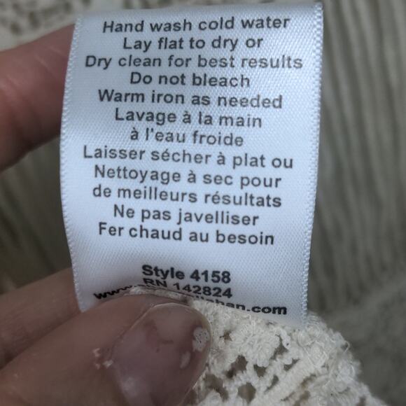 Anthropologie Callahan Boho crochet lagenlook beach top style 4158 - Picture 7 of 7